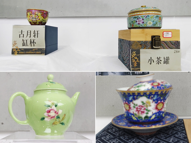 展示清代宮廷藝術(shù)品之美 瓷胎畫(huà)藝術(shù)主題展在崇川區(qū)圖書(shū)館展出